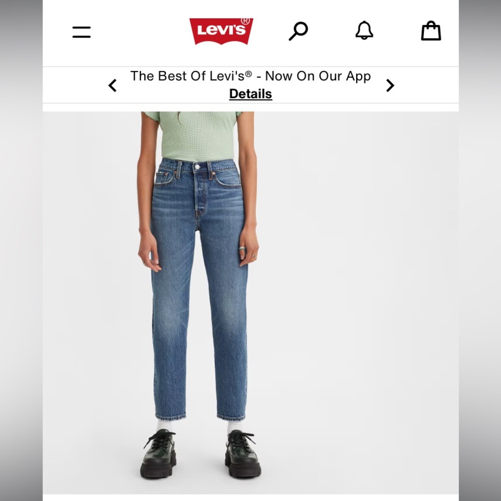 Levi’s Wedgie buttonfly jeans